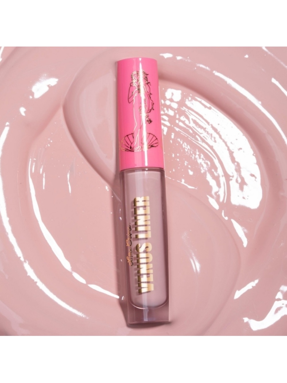 Lime Crime Venus Liquid Eye Liner pastel light baby pink